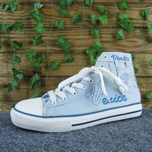 Venice Women's Hi‎ Top Sneaker Blue Fabric Sz 40 Medium Gently Used 2025